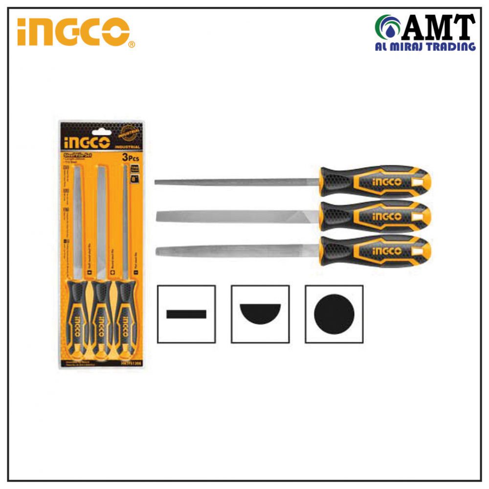 3pcs steel file set - HKTFS1308